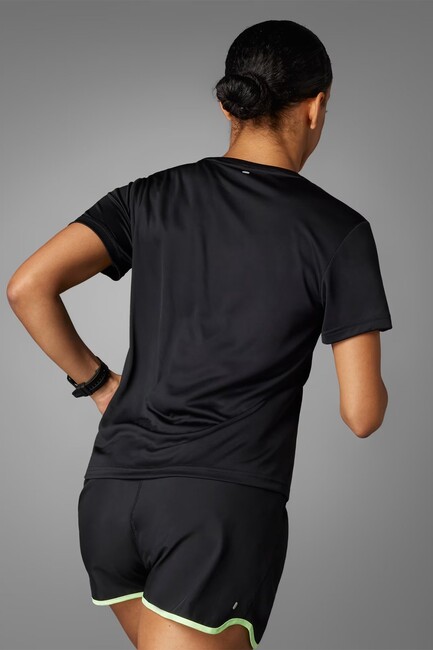 Adidas - Kadın Run İt Tişört IL7227 Siyah (1)