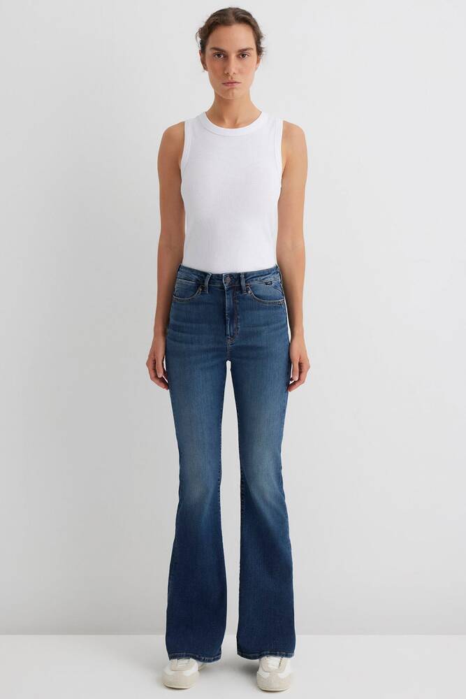 Kadın Samara Jean Pantolon 1010200-90074 Mavi 