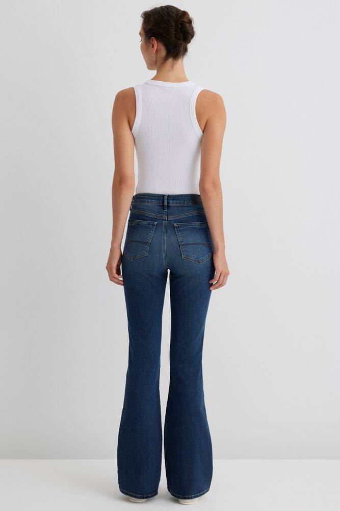 Kadın Samara Jean Pantolon 1010200-90074 Mavi 