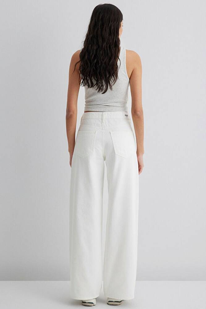 Kadın Sıena Icon Jean Pantolon 1010763-89723 Beyaz 