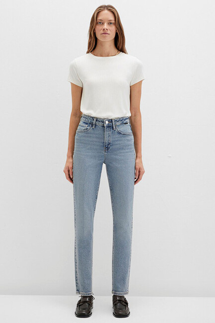 Kadın Star Gold Icon Jean Pantolon 101077-30503 Mavi - Thumbnail