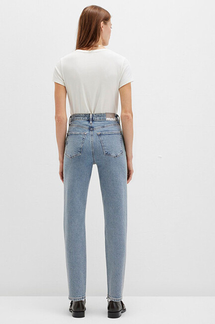 Kadın Star Gold Icon Jean Pantolon 101077-30503 Mavi - Thumbnail