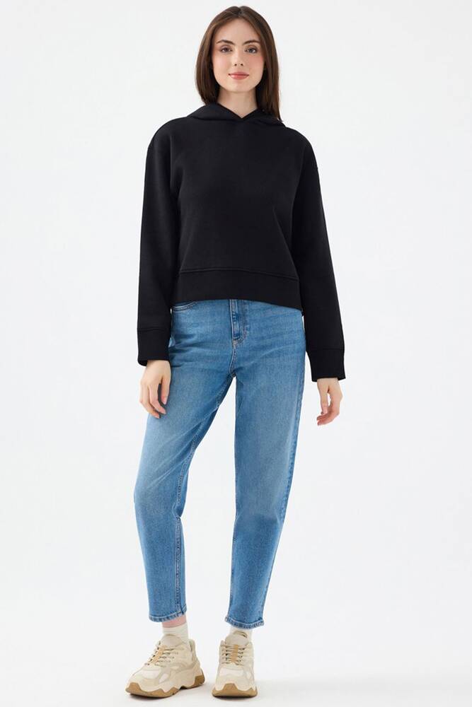 Kadın Sweat LF2033675 Siyah 