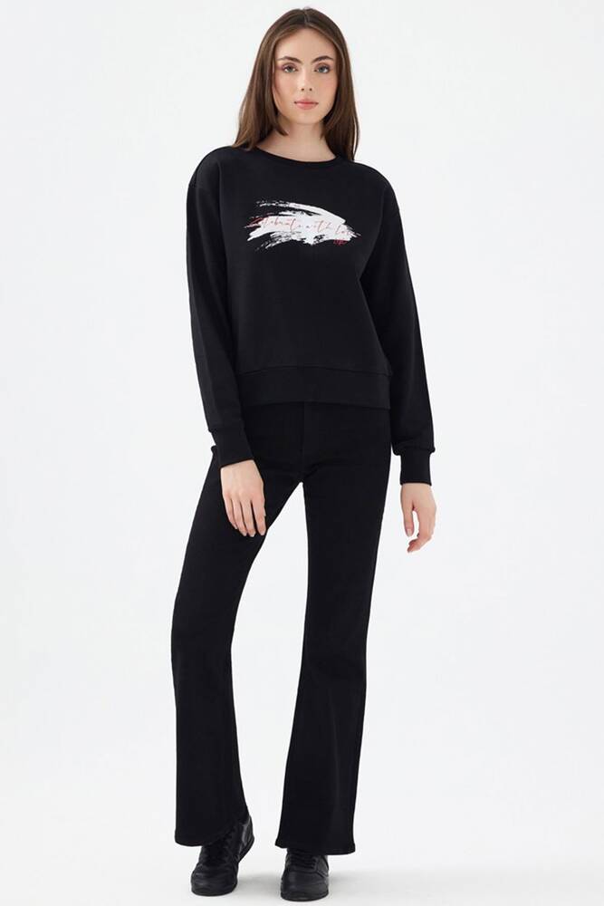 Kadın Sweat LF2040696 Siyah 