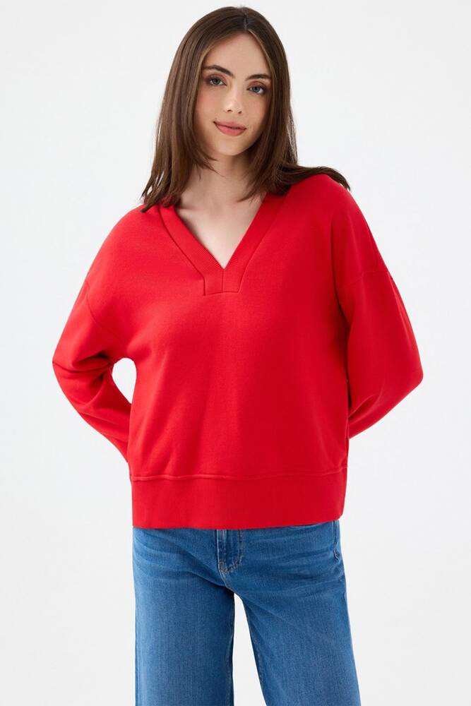 Kadın Sweat LF2040720 Kırmızı 