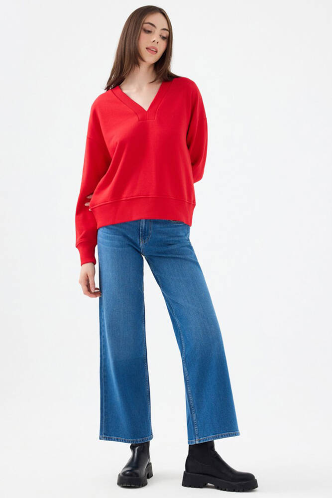 Kadın Sweat LF2040720 Kırmızı 