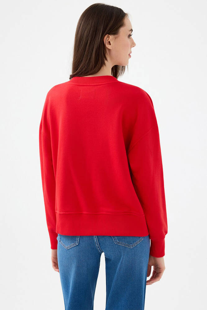 Kadın Sweat LF2040720 Kırmızı 