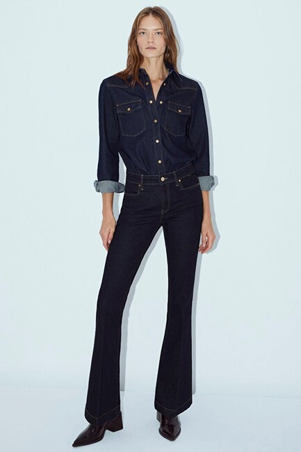 Kadın Sydney Gold Premium Jean Pantolon 1081190512 Mavi - Thumbnail