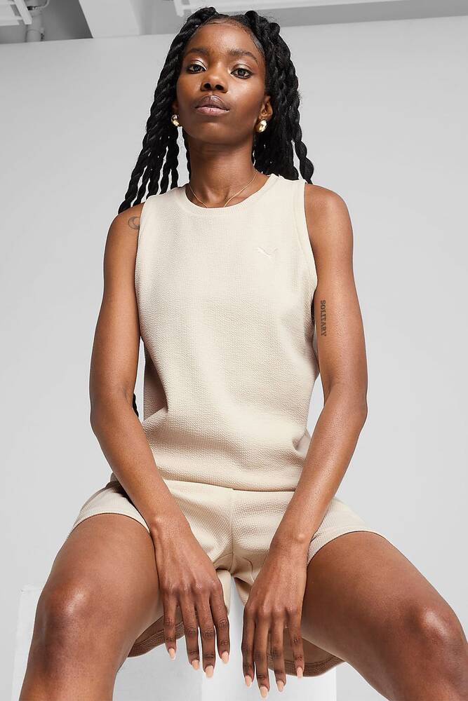 Kadın Tank Top 685064-87 Ekru 