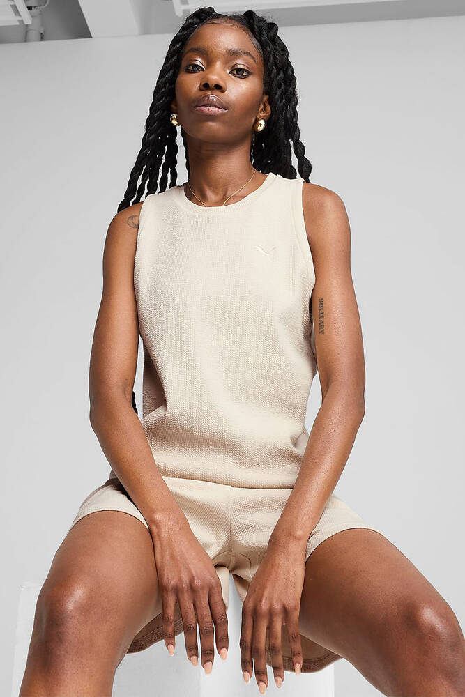 Kadın Tank Top 685064-87 Ekru 