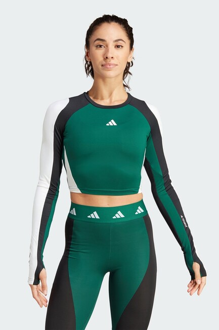 Adidas - Kadın Techfit Aeoready Tişört IK6152 Siyah 