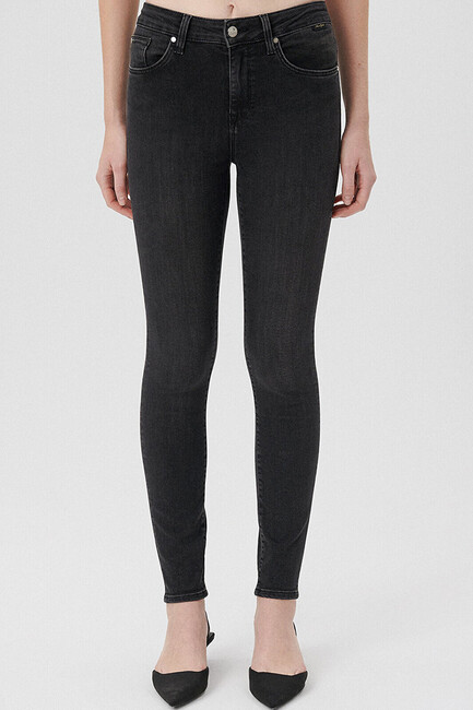 Kadın Tess Gold Jean Pantolon 100328-31910 Gri - Thumbnail