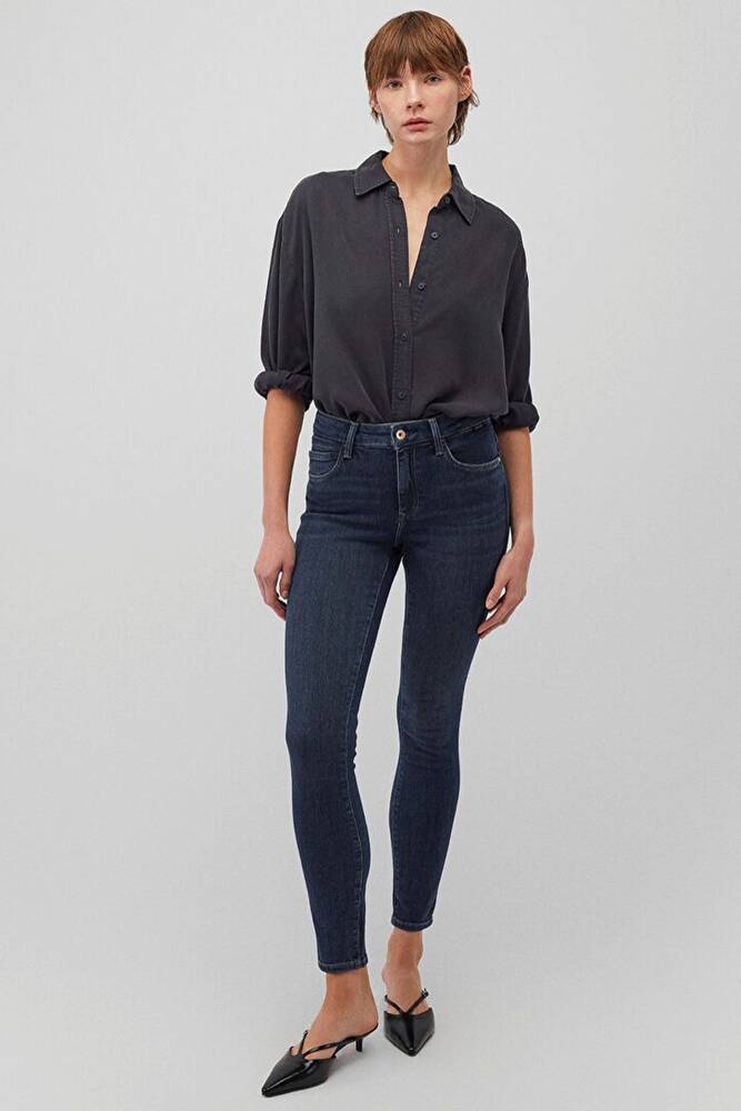 Kadın Tess Gold Premium Jean Pantolon 100328-90536 Siyah 