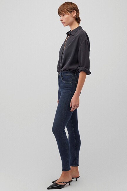 Kadın Tess Gold Premium Jean Pantolon 100328-90536 Siyah - Thumbnail