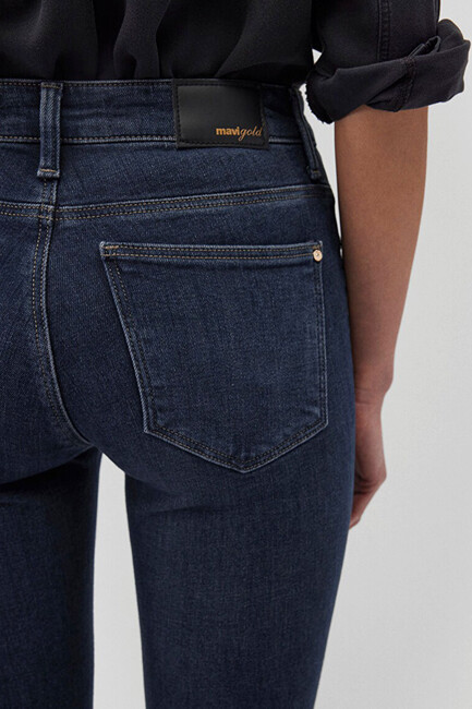 Kadın Tess Gold Premium Jean Pantolon 100328-90536 Siyah - Thumbnail