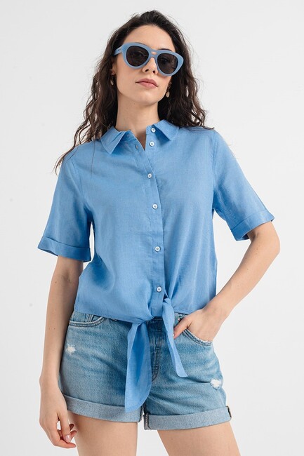 Only - Kadın Tokyo Gömlek 15320124 Mavi 