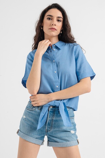 Only - Kadın Tokyo Gömlek 15320124 Mavi (1)
