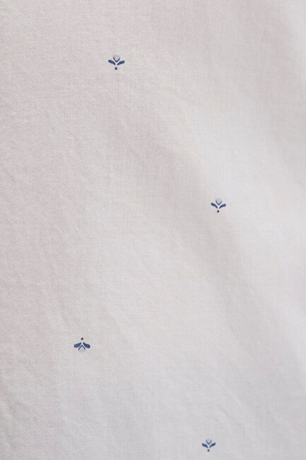 Kadın Uzun Kollu Dokuma Gömlek 1211286-91353 Beyaz - Thumbnail