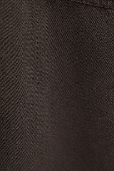 Kadın Uzun Kollu Gömlek 1210951-70238 Kahve - Thumbnail