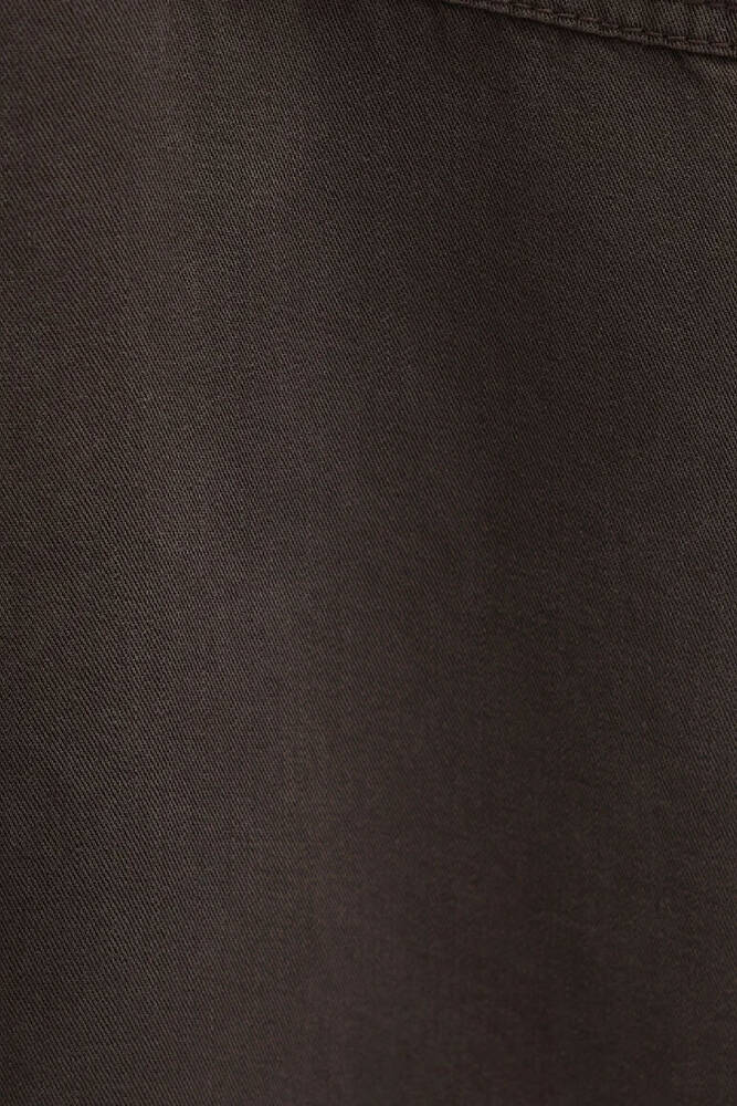 Kadın Uzun Kollu Gömlek 1210951-70238 Kahve 