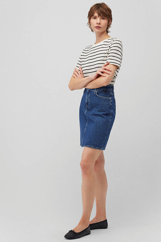 Kadın Valerie Denim Etek 1319885301 Mavi 