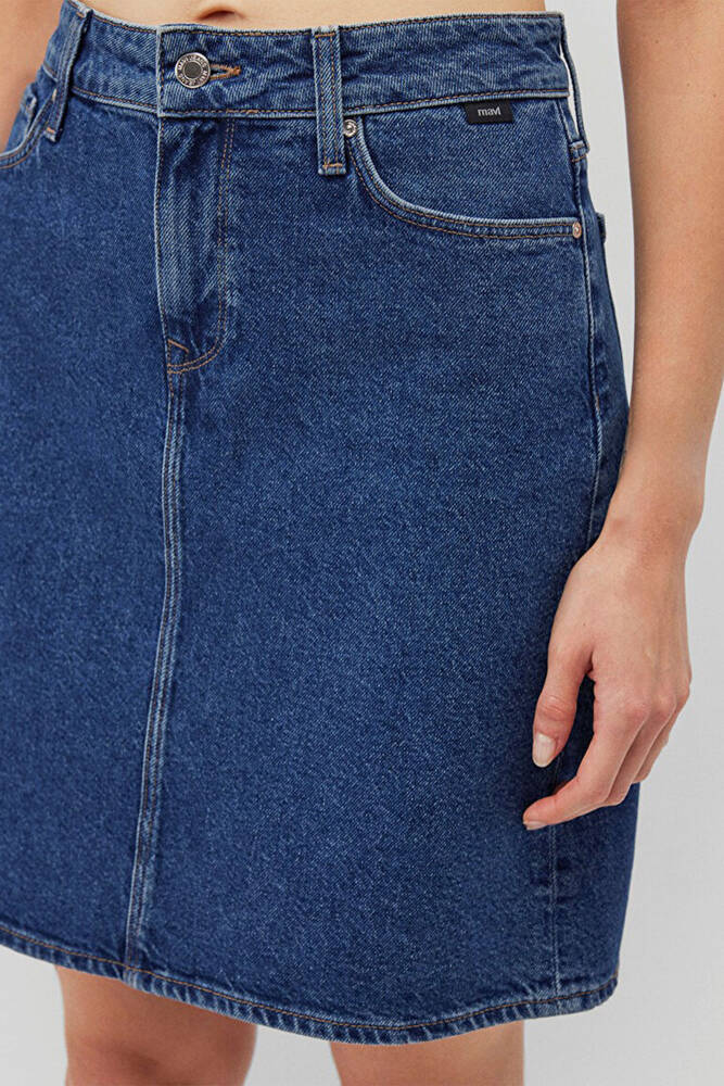 Kadın Valerie Denim Etek 1319885301 Mavi 
