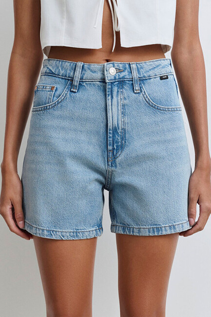 Kadın Verna 90's Denim Şort 1410059-89747 Mavi - Thumbnail