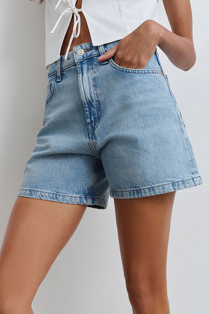 Kadın Verna 90's Denim Şort 1410059-89747 Mavi 