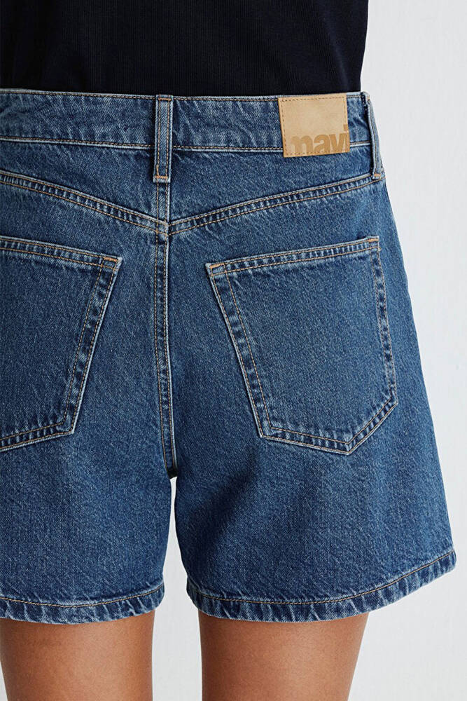 Kadın Verna 90s Jean Şort 1410059-87080 Mavi 