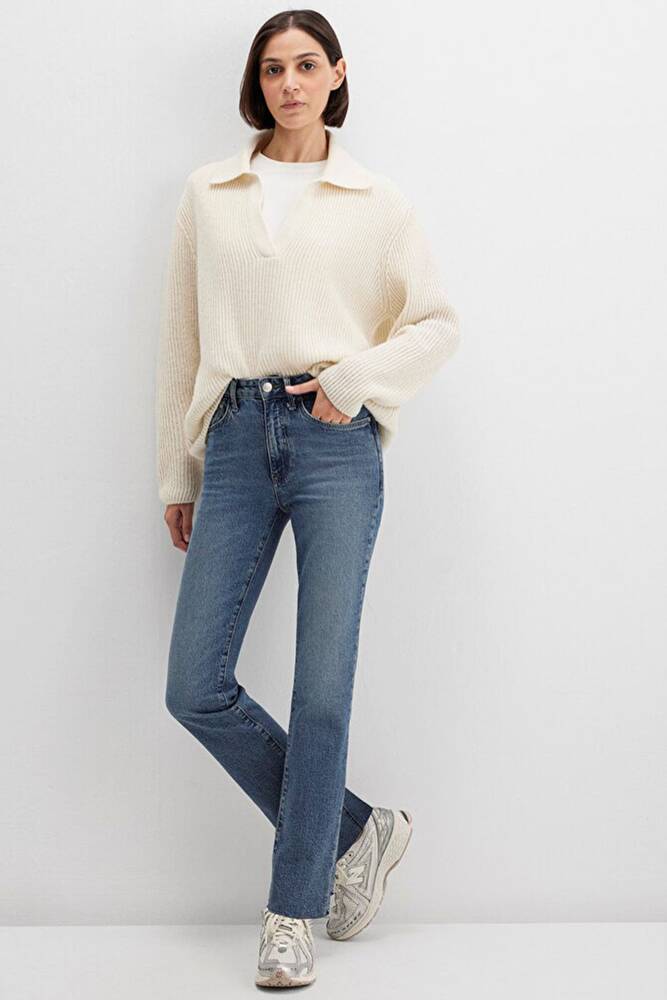 Kadın Viola Premium Blue Jean Pantolon 101048-89176 Mavi 