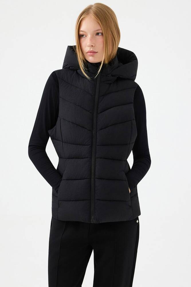 Kadın Yelek LF2040631 Siyah  Kadın Yelek LF2040631 Siyah