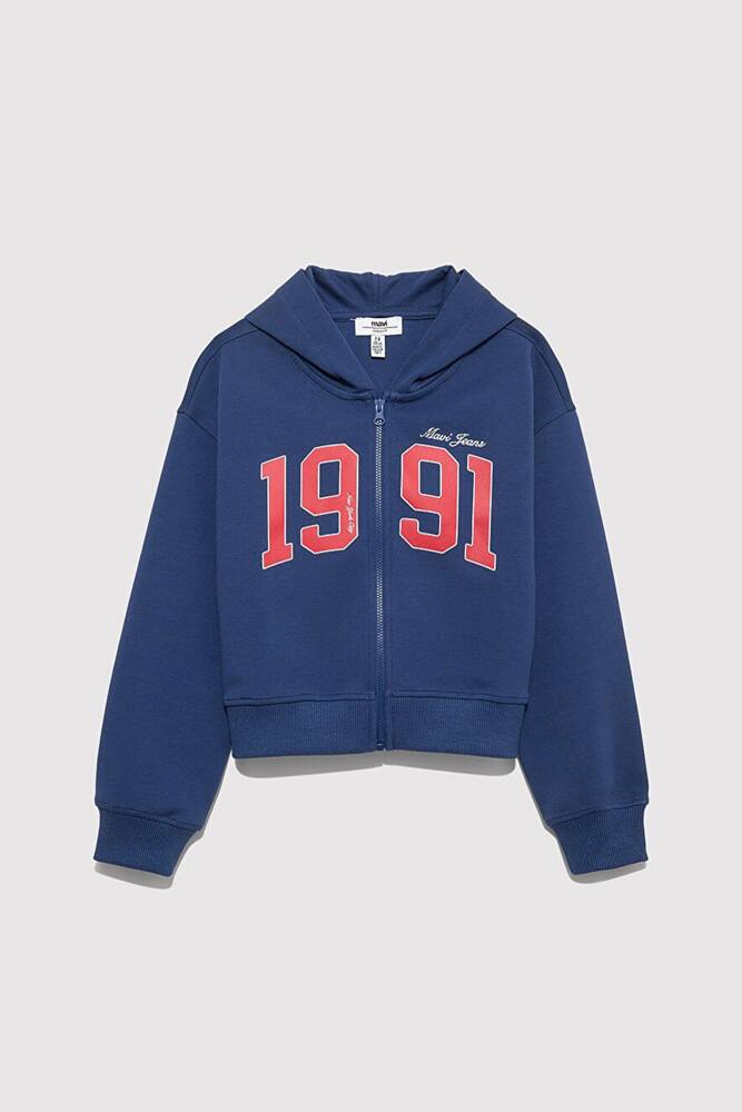 Kız Çocuk 1991 Baskılı Sweat 7S10119-70721 Lacivert 