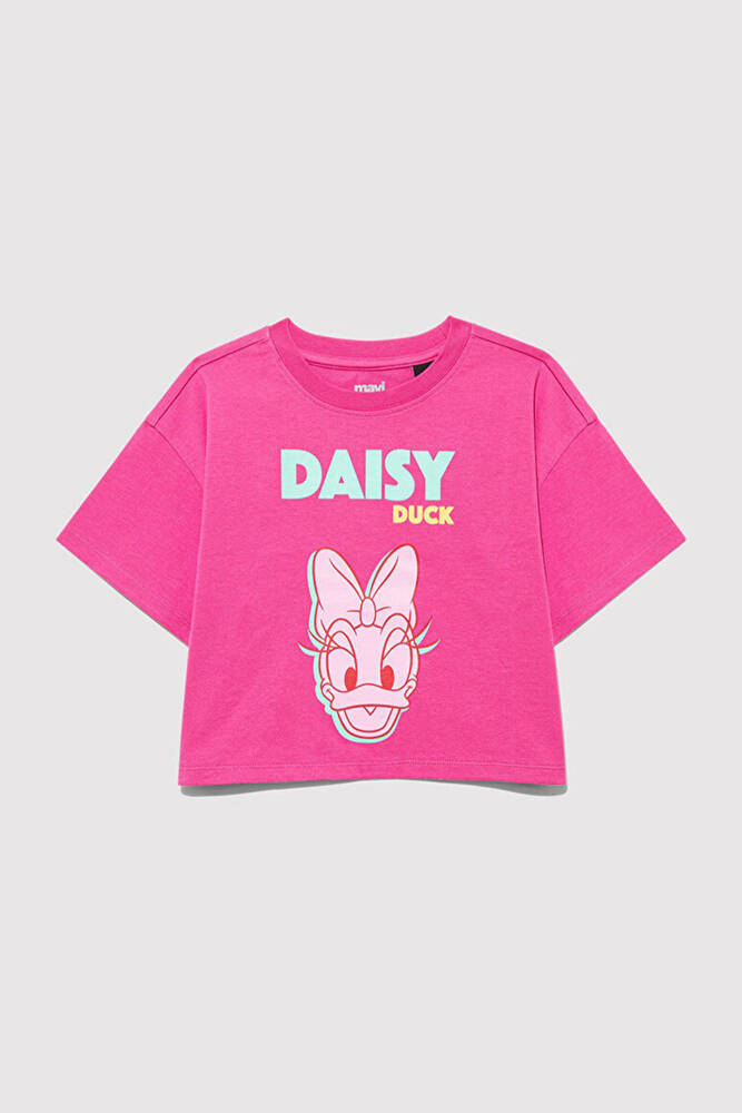 Kız Çocuk Daisy Duck Baskılı Tişört 7610331-71095 Pembe 