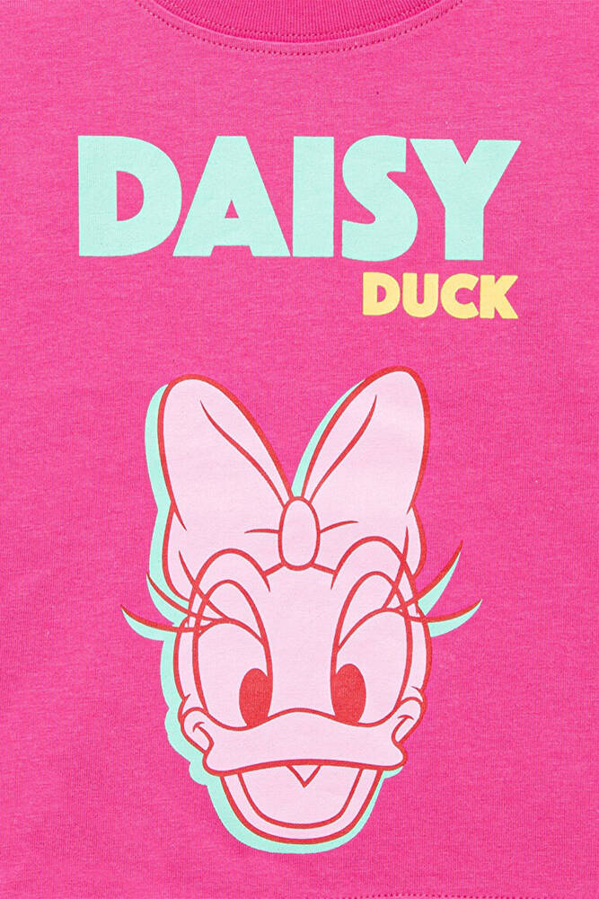 Kız Çocuk Daisy Duck Baskılı Tişört 7610331-71095 Pembe 