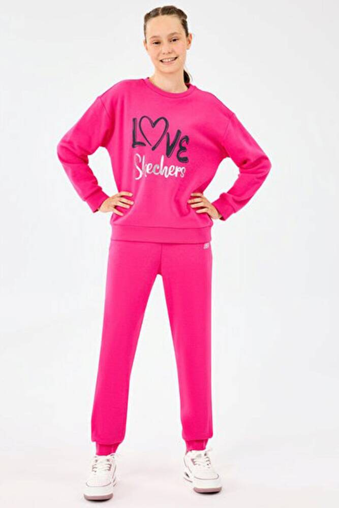 Kız Çocuk ESS Eşofman Alt SK2520006-3586 Pembe 