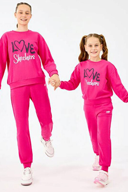 Kız Çocuk ESS Eşofman Alt SK2520006-3586 Pembe - Thumbnail