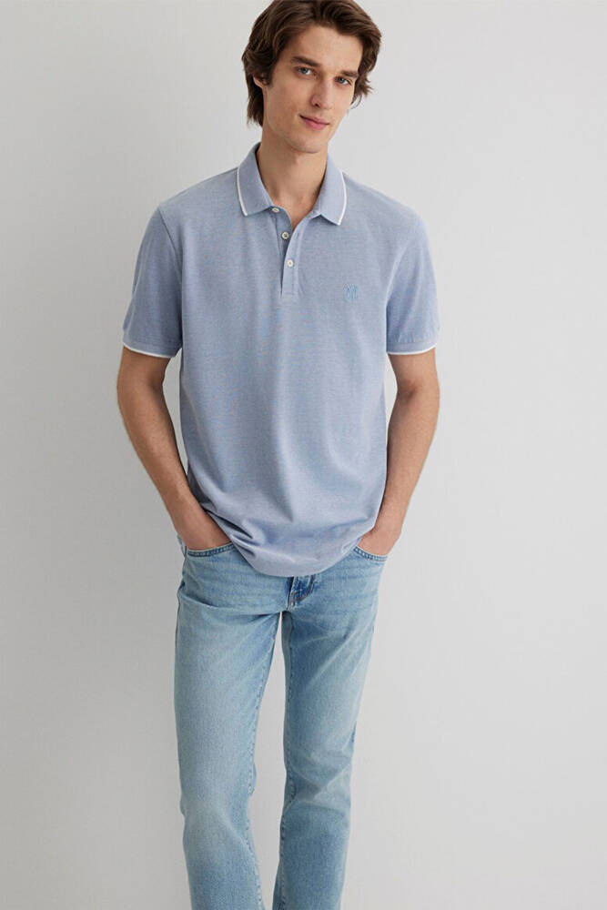 Erkek Polo Tişört 065900-30715 Mavi 