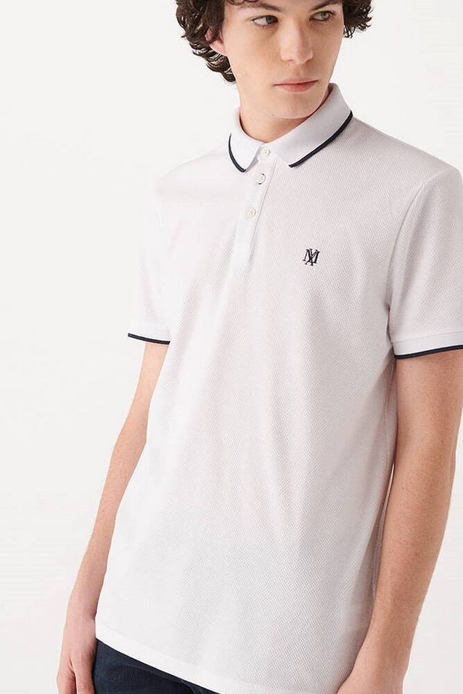 Erkek Polo Tshırt 066039-620 Beyaz 