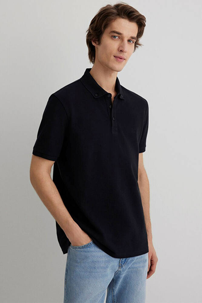 Erkek Polo Tişört 063247-900 Siyah 