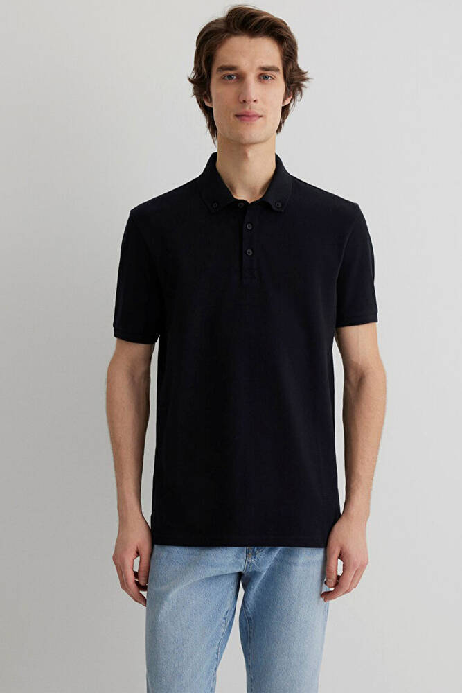 Erkek Polo Tişört 063247-900 Siyah 