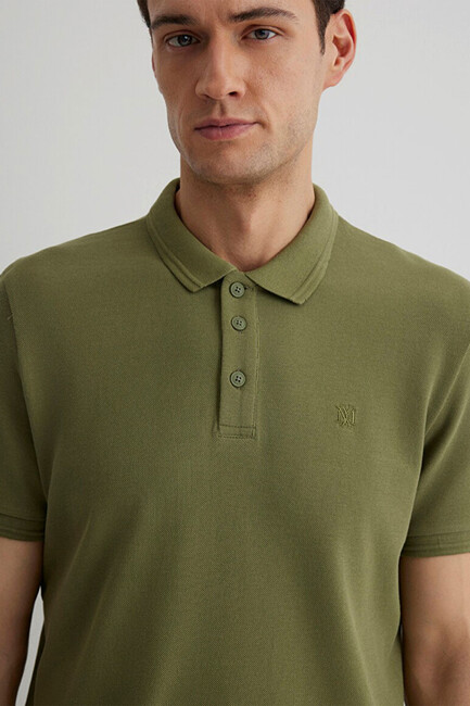 Erkek Polo Tshırt 064946-28524 Yeşil - Thumbnail