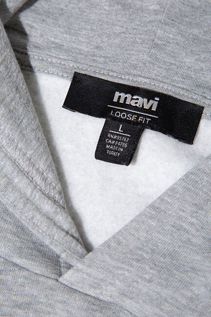 Mavi Kapüşonlu Sweat 0S10413-80018 Gri - Thumbnail