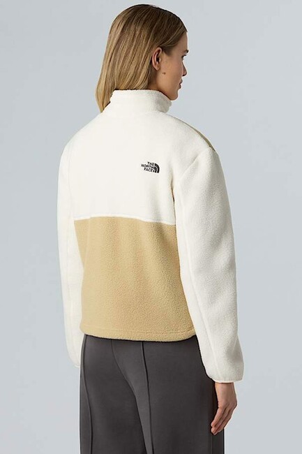 Yumıorı 1/4 Zıp Sweat NF0A8E893CG1 Bej - Thumbnail